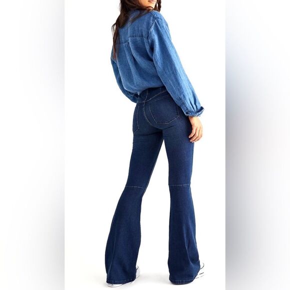 We The Free Penny Pull-On Flare Jeans - Picture 2 of 11